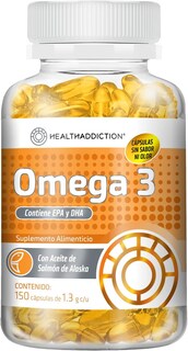 Foto 1 | Foto 1 | Suplemento Omega 3 Premium Healthaddiction 150 Cápsulas