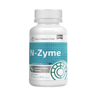 Foto 1 | Foto 1 | Enzimas Digestivas HealthAddiction Avanzadas con Lactasa / Proteasa / Amilasa / Papaína 60 Cápsulas
