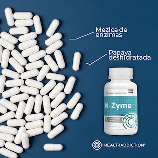 Foto 6 | Foto 6 | Enzimas Digestivas HealthAddiction Avanzadas con Lactasa / Proteasa / Amilasa / Papaína 60 Cápsulas