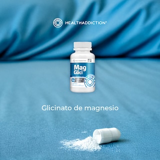 Foto 6 | Foto 6 | Suplemento Glicinato de Magnesio Healthaddiction 400mg 60 Cápsulas