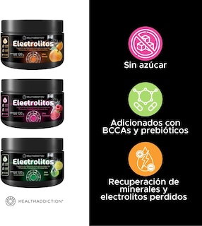 Foto 4 | Foto 4 | Electrolitos Healthaddiction Sin Azúcar Limon 0 Carbs 120g
