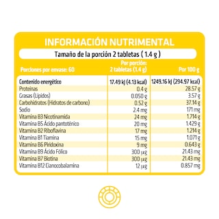 Foto 3 | Foto 3 | Complejo B Healthaddiction 60 Cápsulas