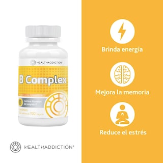 Foto 5 | Foto 5 | Complejo B Healthaddiction 60 Cápsulas