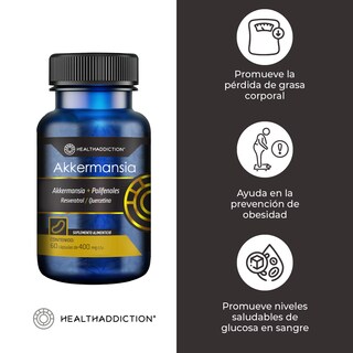 Foto 4 | Foto 4 | Probióticos Akkermansia Healthaddiction 60 Cápsulas