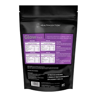 Foto 2 | Foto 2 | Colágeno Antioxidantes Vitaminas y Zinc Healthaddiction Glow Pack 30 Caja Colágeno Hidrolizado 300 mg