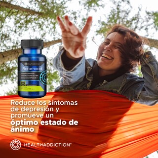 Foto 6 | Foto 6 | Probióticos Healthaddiction Floramood  Apoyo Digestivo Y Emocional Reduce Estrés Y Mejora Estado De Ánimo 60 Cápsulas