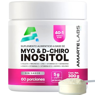 Foto 1 | Foto 1 | Suplemento Myo & D-Chiro Inositol Amarte Labs - Sin Sabor 300 gr