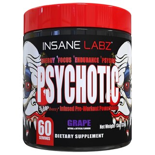 Foto 1 | Foto 1 | Polvo Para Antes Del Entrenamiento Insane Labz Psychotic 60 Porciones - Venta Internacional.