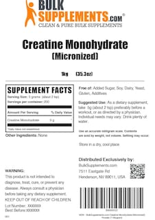 Foto 7 | Foto 7 | Suplemento De Creatina Bulksupplements.com Creatina En Polvo De 1 Kg - Venta Internacional.