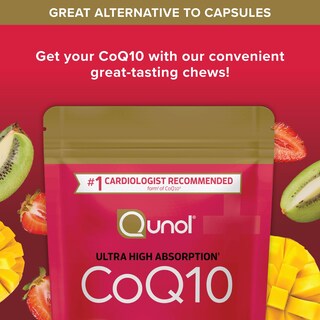 Foto 5 | Foto 5 | Suplemento Qunol Coq10 Para Masticar, 200 Mg, 90 Unidades - Venta Internacional.