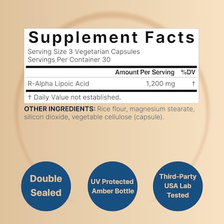 Foto 2 | Foto 2 | Suplemento Naturebell R De Ácido Alfa Lipoico 1200 Mg 90 Cápsulas - Venta Internacional.