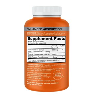 Foto 2 | Foto 2 | Suplemento De Cúrcuma Qunol 1500 Mg 220 Cápsulas - Venta Internacional.