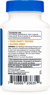 Foto 3 | Foto 3 | Suplemento Nutricost Ksm-66 De Extracto De Raíz De Ashwagandha 600 Mg - Venta Internacional.