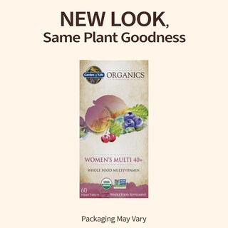 Foto 2 | Foto 2 | Suplemento Garden Of Life Organics Para Mujeres De Más De 40 A 60 Tabletas - Venta Internacional.