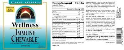 Foto 4 | Foto 4 | 60 Obleas Masticables Supplement Source Naturals Wellness Immune - Venta Internacional.
