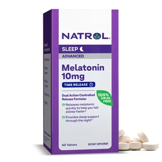 Foto 1 | Foto 1 | Sleep Aid Natrol Sleep Advanced Melatonina 10 Mg 60 Comprimidos - Venta Internacional