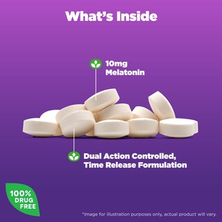 Foto 3 | Foto 3 | Sleep Aid Natrol Sleep Advanced Melatonina 10 Mg 60 Comprimidos - Venta Internacional