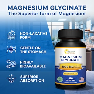 Foto 6 | Foto 6 | Suplemento De Glicinato De Magnesio Asquare Nutrition 1000 Mg - Venta Internacional.