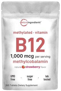 Foto 1 | Foto 1 | Suplemento Vitamina B12 Microingredientes 1000 Mcg 365 Tabletas - Venta Internacional