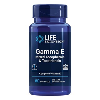 Foto 1 | Foto 1 | Gamma E – Vitamina E de Espectro Completo Life Extension 60 Cápsulas