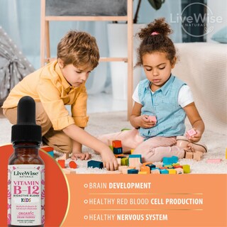 Foto 2 | Foto 2 | Gotas de Vitamina B12 Live Wise Naturals Kids 30 ml - Venta Internacional