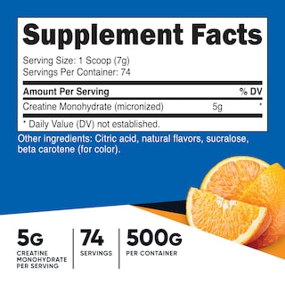 Foto 2 | Foto 2 | Suplemento Nutricost De Monohidrato De Creatina En Polvo, 500 G - Venta Internacional.