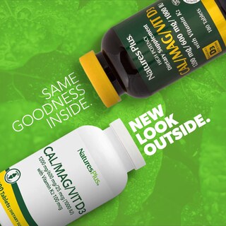 Foto 2 | Foto 2 | Suplemento Naturesplus De Calcio, Magnesio Y Vitamina D3 Con K2 180 Comprimidos - Venta Internacional.