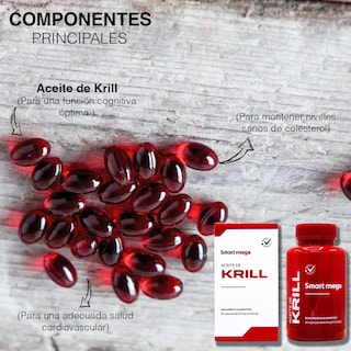 Foto 4 | Foto 4 | Aceite de Omega + Aceite de Krill 60 Cápsulas Smart Mega