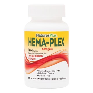 Foto 1 | Foto 1 | Suplemento Naturesplus Hema-plex Iron 60 Cápsulas Blandas, Paquete De 3 - Venta Internacional.