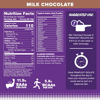 Foto 2 | Foto 2 | Chocolate Con Leche Aislado Finaflex, 2,5 Kg, 83 Porciones - Venta Internacional.