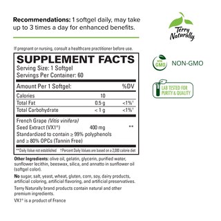 Foto 2 | Foto 2 | Suplemento Terry Naturally Clinical Opc Extra Strength 60 Cápsulas Blandas X3 - Venta Internacional.