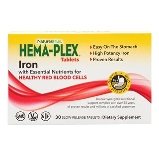 Foto 1 | Foto 1 | Suplemento Hema-plex Iron De Naturesplus, 30 Comprimidos, Paquete De 6 - Venta Internacional.