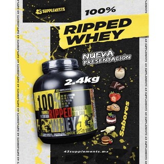 Foto 5 | Foto 5 | Proteína Ripped Whey Baja en Carb 43 Supplements 2.4 KG