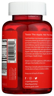 Foto 2 | Foto 2 | Gomitas De Vinagre De Sidra De Manzana Supplement Goli Nutrition, 60 Unidades - Venta Internacional.