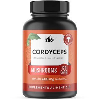 Foto 1 | Foto 1 | Cordyceps Mushrooms Life 360+ 120 Cápsulas Hongo Cordyceps