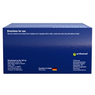 Foto 4 | Foto 4 | Suplemento Multivitamínico Orthomol Vital M Para Hombres, Suministro De 30 Días - Venta Internacional.