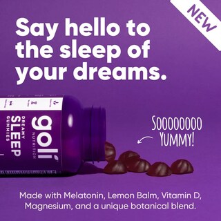 Foto 5 | Foto 5 | Gomitas Goli Dreamy Sleep Melatonina y Vitamina D 180 Unidades - Venta Internacional