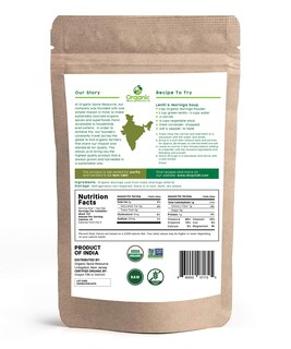 Foto 3 | Foto 3 | Especias Orgánicas En Polvo De Moringa, 1 Kg (2 X 500 G), Usda Kosher - Venta Internacional.