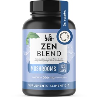 Foto 1 | Foto 1 | Zen Blend Life 360+ 120 Cápsulas Reishi Cola De Pavo