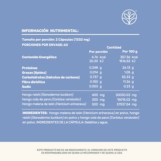 Foto 5 | Foto 5 | Zen Blend Life 360+ 120 Cápsulas Reishi Cola De Pavo