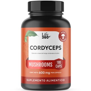 Foto 1 | Foto 1 | Cordyceps Mushrooms Life 360+ 180 Cápsulas Hongo Cordyceps