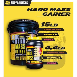 Foto 2 | Foto 2 | Proteína Hard Mass Ganador De Masa 43 Supplements 15lb