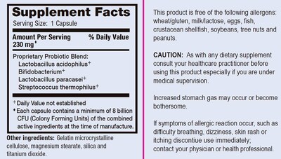Foto 3 | Foto 3 | Suplemento Dietético Probiótico En Cápsulas Rising Health Risaquad, 230 Mg, 30 Unidades - Venta Internacional.