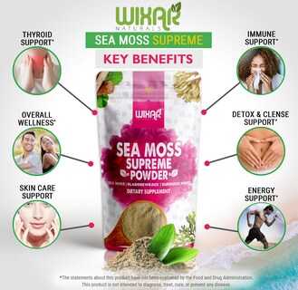 Foto 3 | Foto 3 | Suplemento Wixar Naturals Wixar Wildcrafted Sea Moss Powder - Venta Internacional.