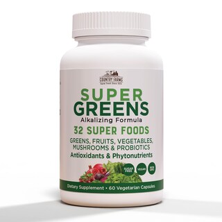 Foto 1 | Foto 1 | Suplemento Country Farms Super Greens Vegicaps, 60 Unidades - Venta Internacional.