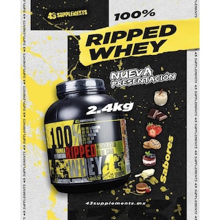 Foto 5 | Foto 5 | Proteína 43 Supplements Ripped Whey Baja en Carb 2.4 kg