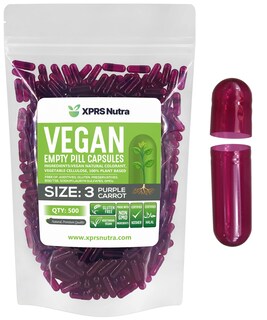 Foto 1 | Foto 1 | Cápsulas Vacías Xprs Nutra Tamaño 3, Cápsulas Veganas De 500 Unidades - Venta Internacional.