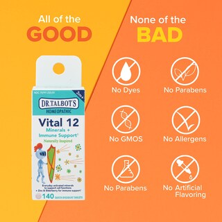 Foto 5 | Foto 5 | Suplemento Dr. Talbot's Vital 12 Tabletas, 140 Unidades - Venta Internacional.