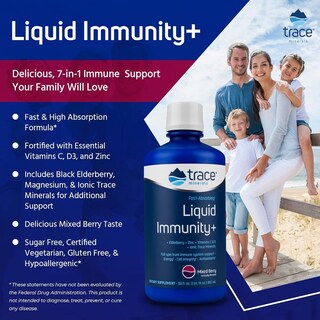 Foto 3 | Foto 3 | Suplemento Trace Minerals Immunity Plus De 30 Ml Con Saúco - Venta Internacional.