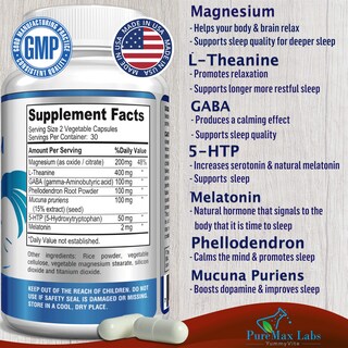 Foto 2 | Foto 2 | Ayuda Para Dormir Yummyvite Natural Calm Con Magnesio Y Melatonina 60 Cápsulas - Venta Internacional.